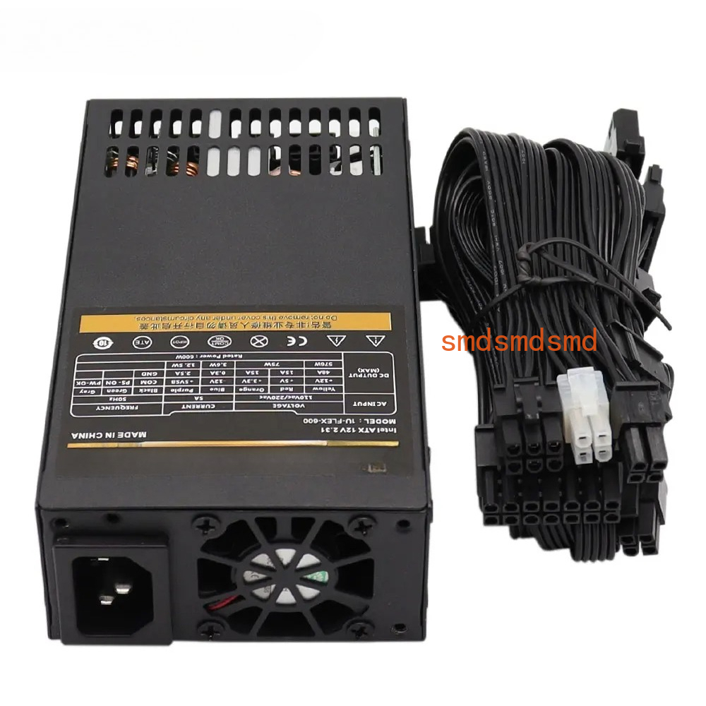 Atx Power Supply 1U Flex 500W - Fuente de alimentación modular de 600W,