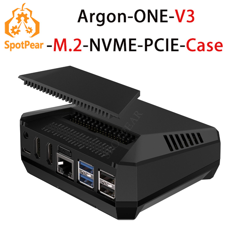 Turing Pi 2 - Caja Argon ONE V3 M.2 NVME
