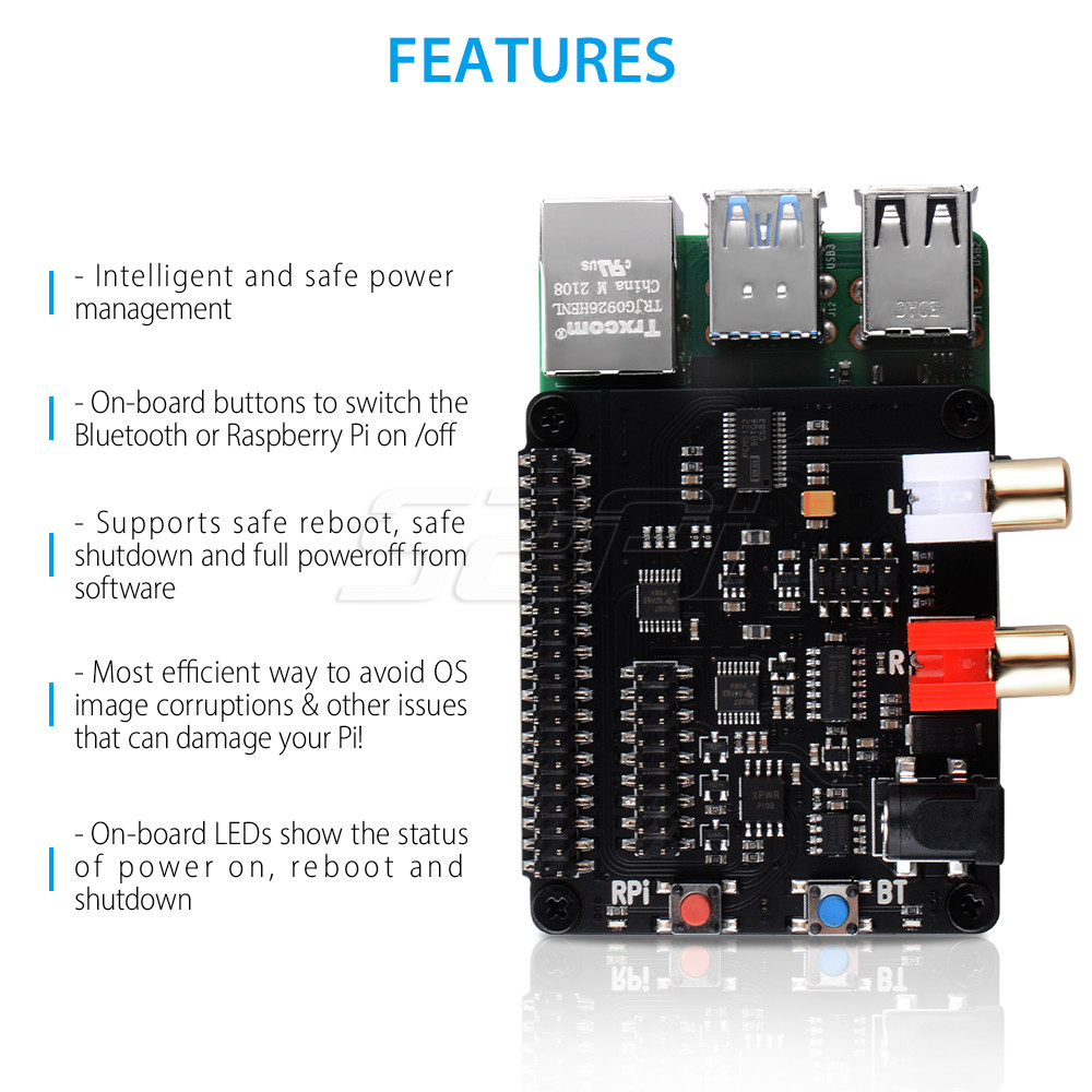 52Pi X930 Bluetooth 5,0 HiFi D - Deskpi Super6C reseña y precio